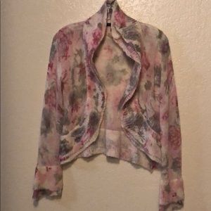 Peppe Peluso Floral Cardigan Sweater